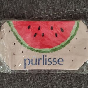 🍉 canvas cosmetics bag new in package